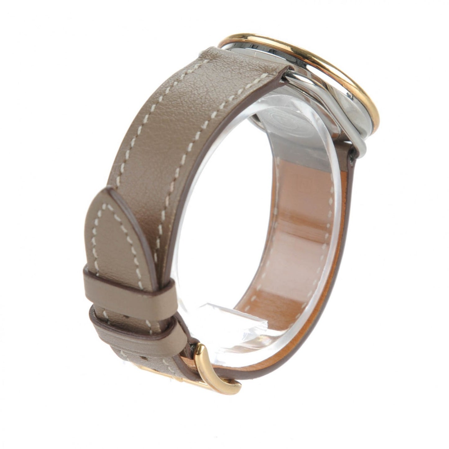 Stainless Steel Swift 30.5mm Arceau Quartz Watch Etoupe