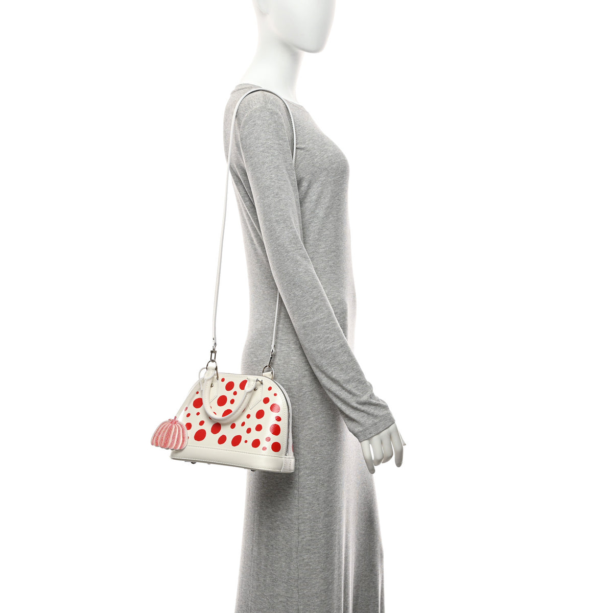 Louis Vuitton LV X YK Epi Alma BB White 2 of 9