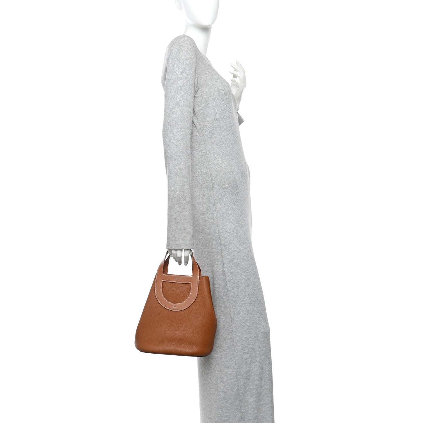 Taurillon Clemence Swift In-The-Loop 23 Bag Gold