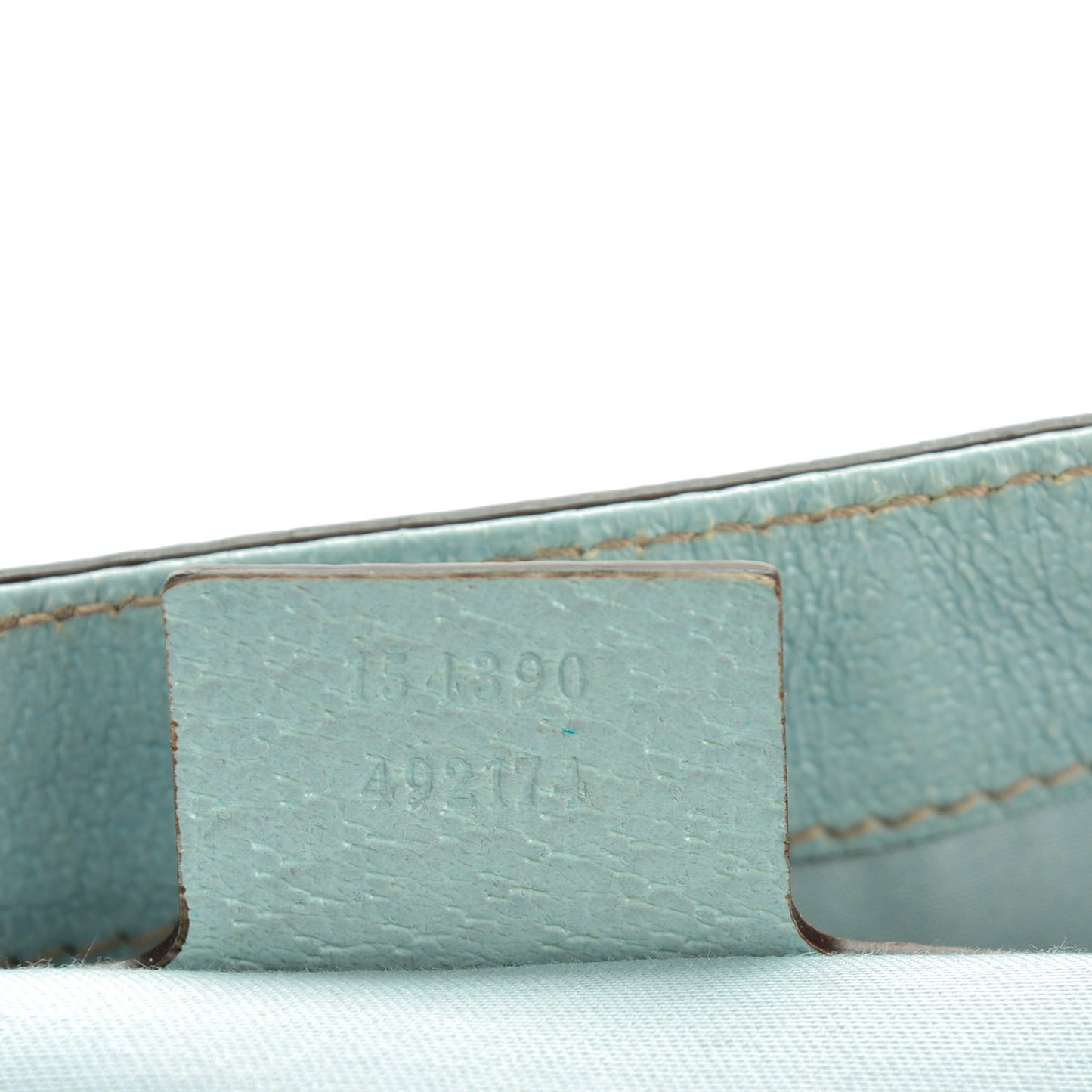 Monogram Tote Light Blue
