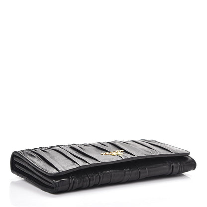 Prada Nappa Gaufre Continental Wallet Nero Black 4 of 7