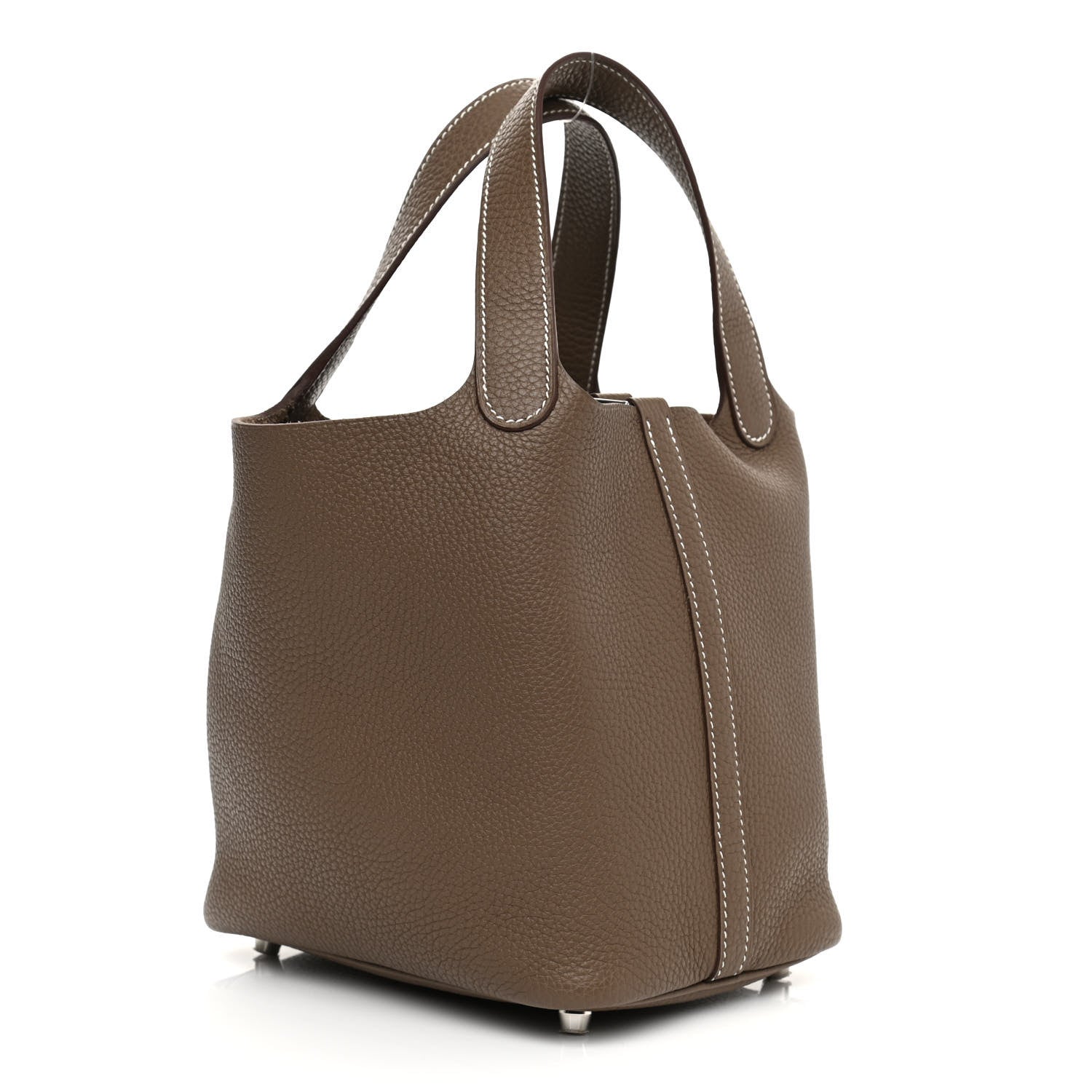 Hermes Taurillon Clemence Picotin Lock 18 PM Etoupe 3 of 11