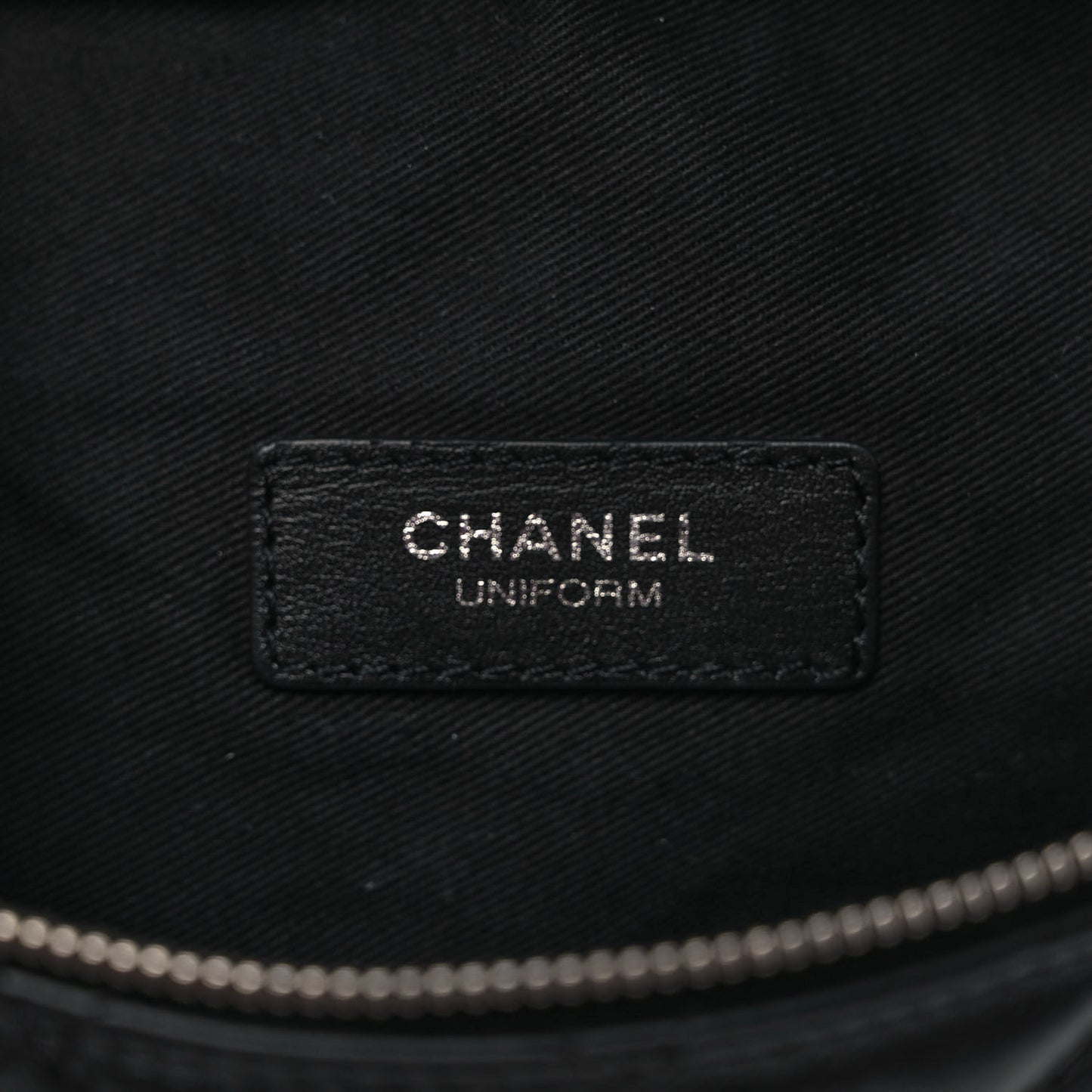 Calfskin Quilted Waist Belt Bag Black