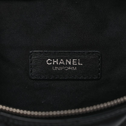 Chanel Calfskin Quilted Waist Belt Bag Black 6 of 9
