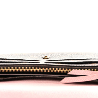Louis Vuitton Monogram Emilie Wallet Rose Ballerine 8 of 9