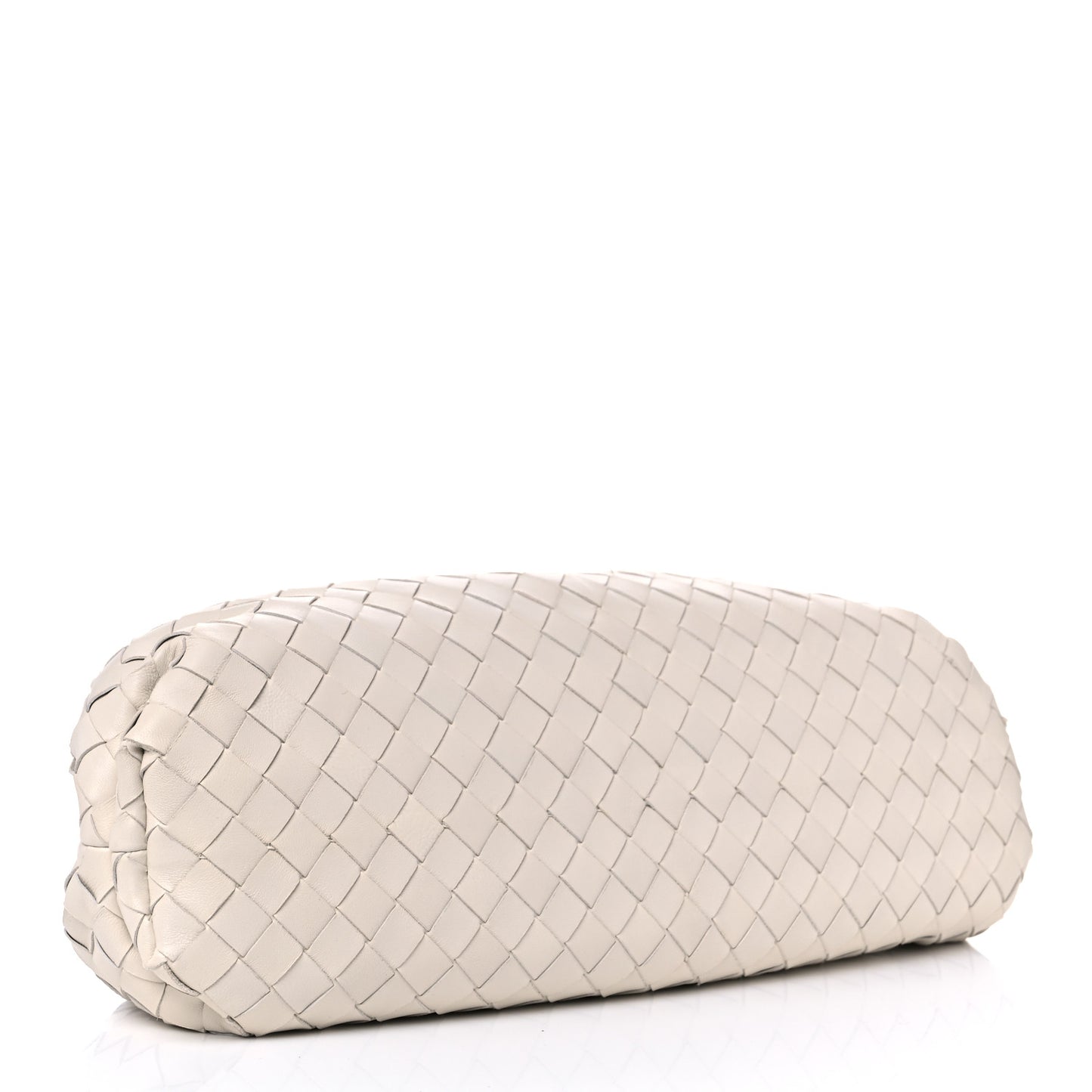 Nappa Maxi Intrecciato The Pouch Oversized Clutch Ice Cream