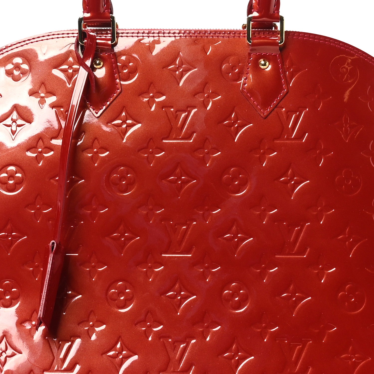 Louis Vuitton Vernis Alma GM Pomme D'Amour 7 of 11