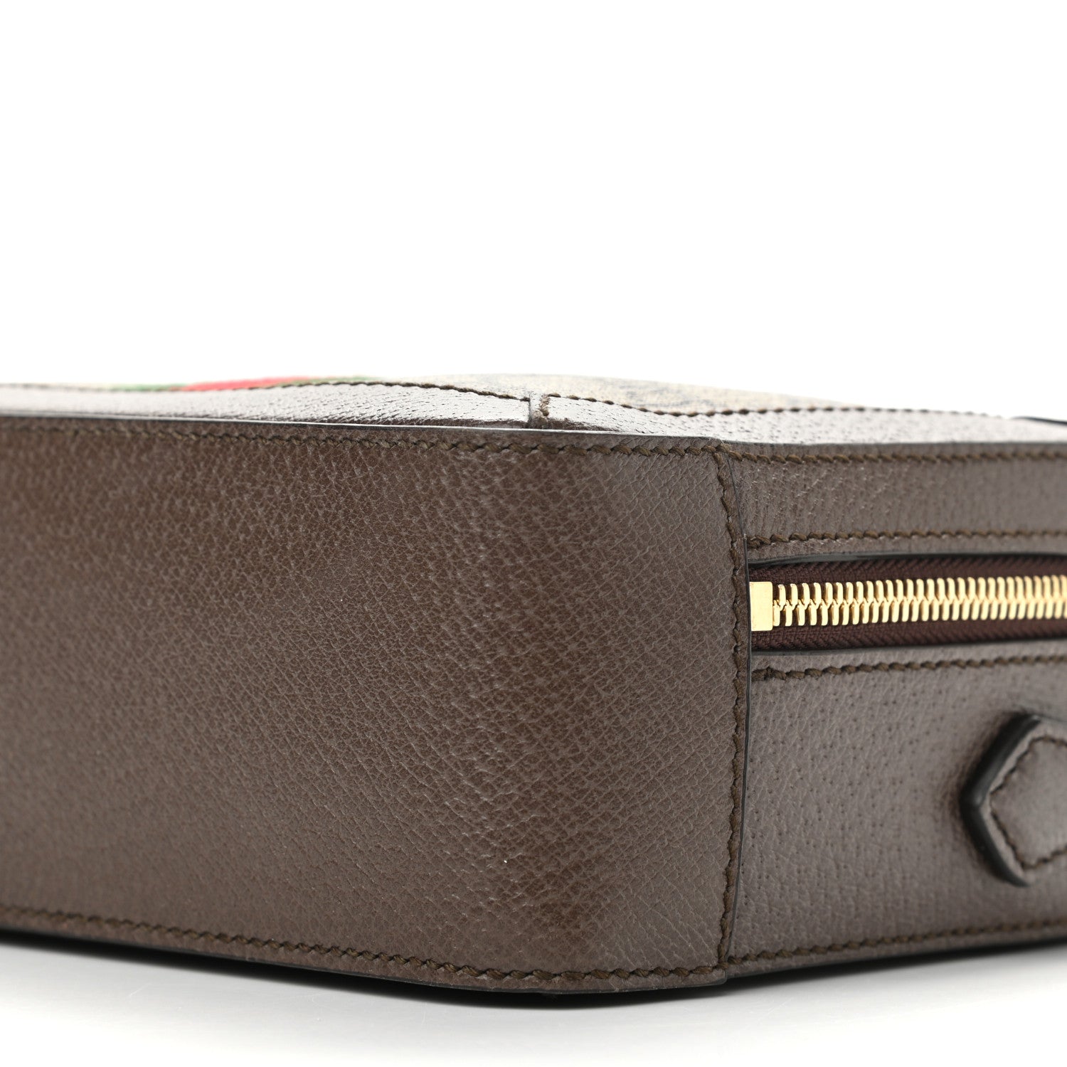 Gucci GG Supreme Monogram Mini Ophidia Top Handle Shoulder Bag Brown 9 of 10