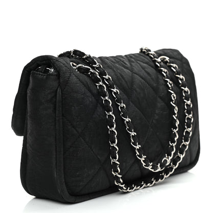 Chanel Coated Canvas Quilted Le Marais Flap Black 3 of 9