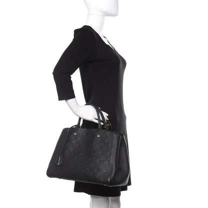 Louis Vuitton Empreinte Montaigne GM Black 3 of 14
