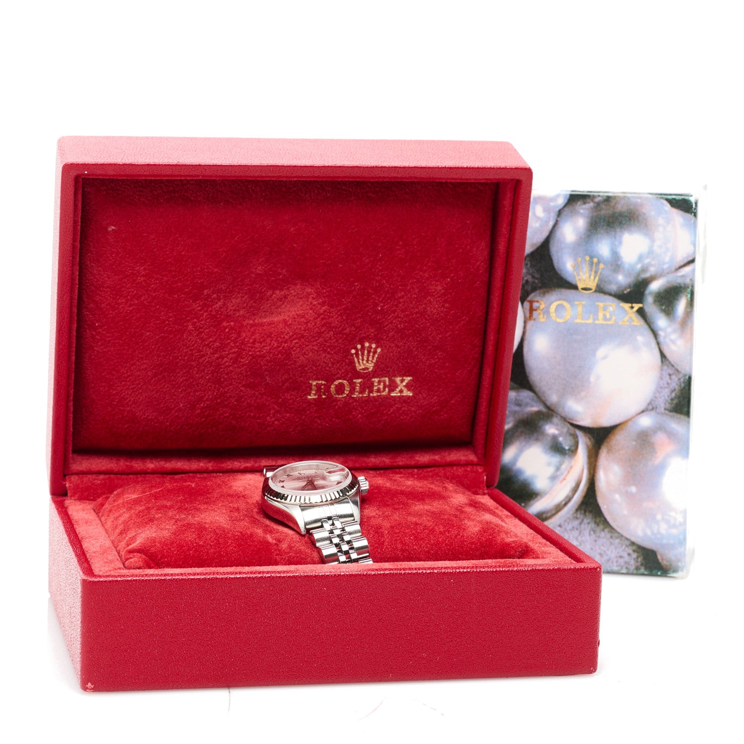 Rolex Stainless Steel 18K White Gold 26mm Oyster Perpetual Datejust Watch Silver Roman 79174 5 of 5