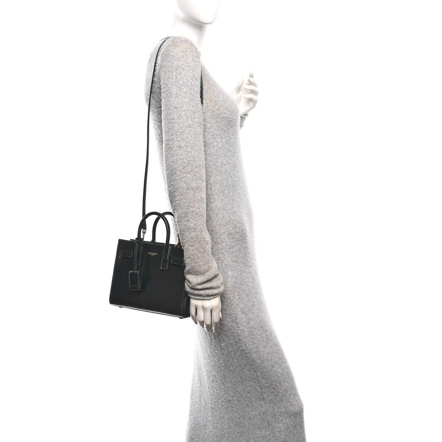 Calfskin Nano Sac De Jour Black