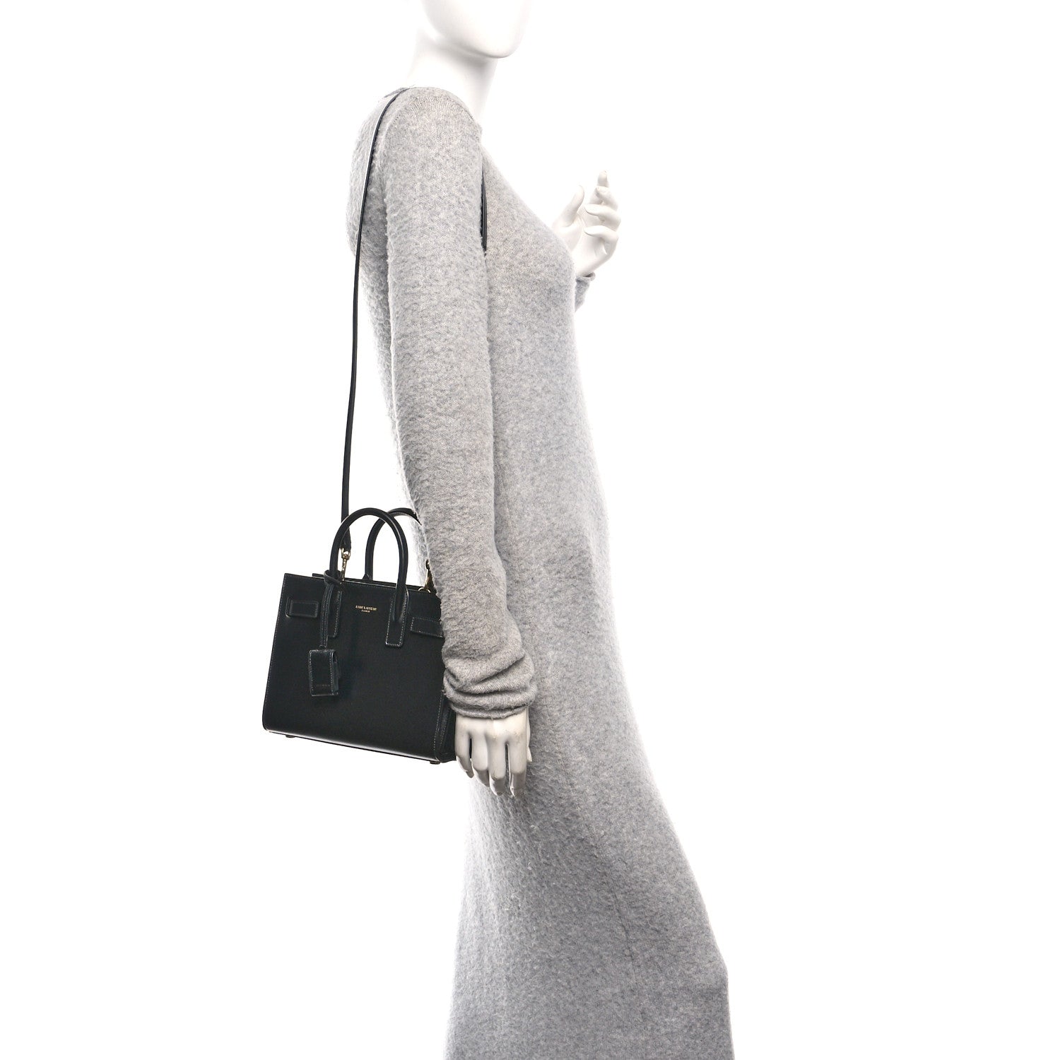 Saint Laurent Calfskin Nano Sac De Jour Black 2 of 10