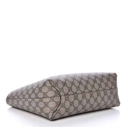 Gucci Textured Calfskin Monogram Small Reversible GG Tote Dark Cipria 7 of 15