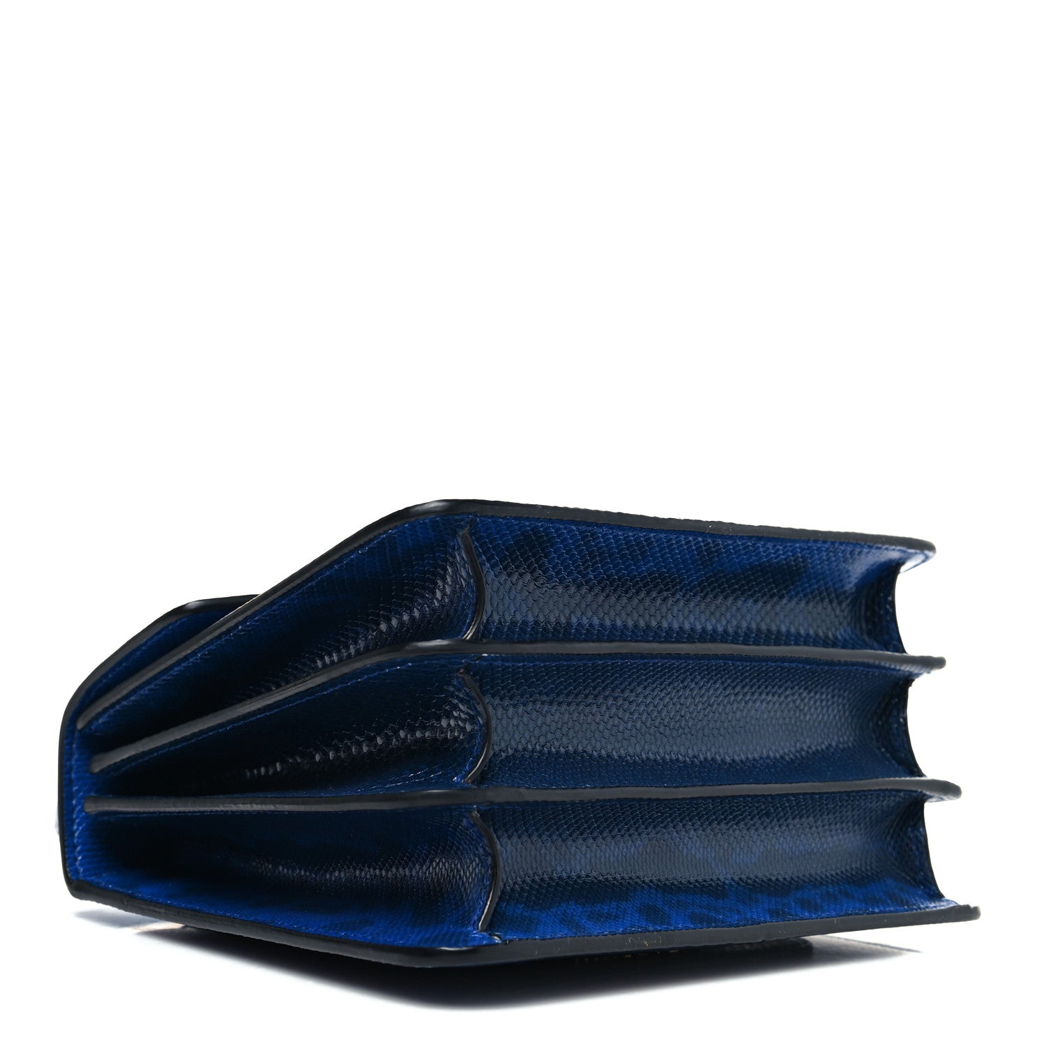 Bulgari Shiny Karung Serpenti Forever Top Handle Dark Blue 5 of 10