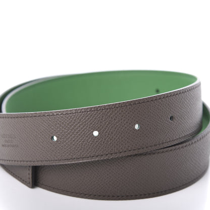 Hermes Swift Epsom 32mm Belt Strap 80 Bambou Etain 3 of 5