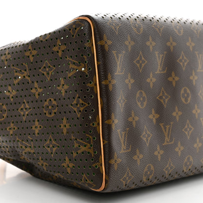 Louis Vuitton Monogram Perforated Speedy 30 Green 10 of 11