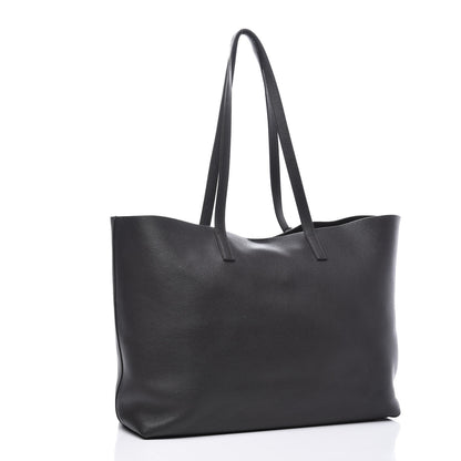 Saint Laurent Calfskin Large Shopping Tote Black 3 of 12