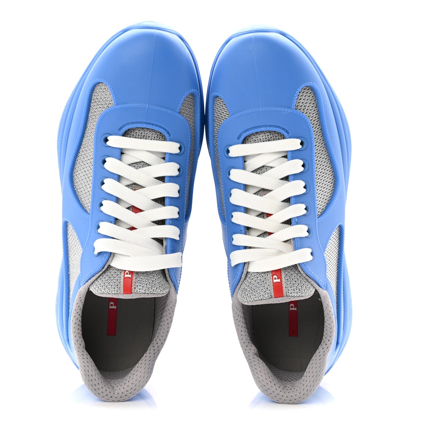 Soft Rubber Mesh Mens America's Cup Sneakers 41 Blue