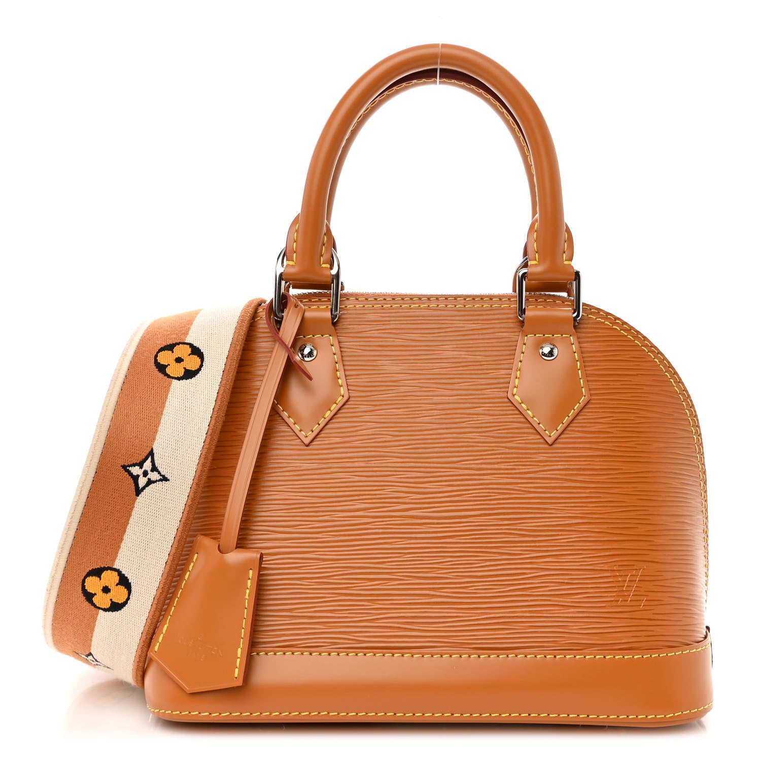 Louis Vuitton Epi Jacquard Alma BB Honey Gold 1 of 9
