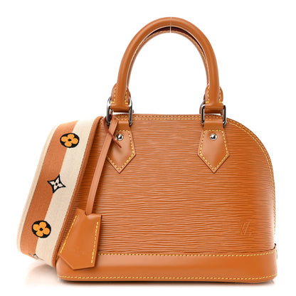 Louis Vuitton Epi Jacquard Alma BB Honey Gold 1 of 9