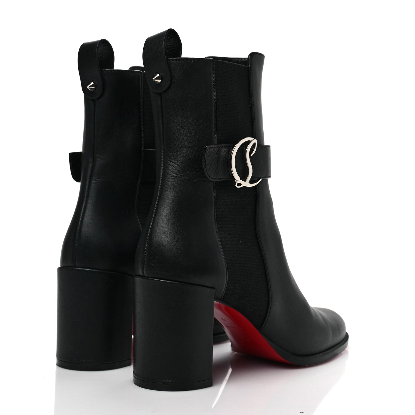 Calfskin 70 Chelsea Ankle Boots 38 Black