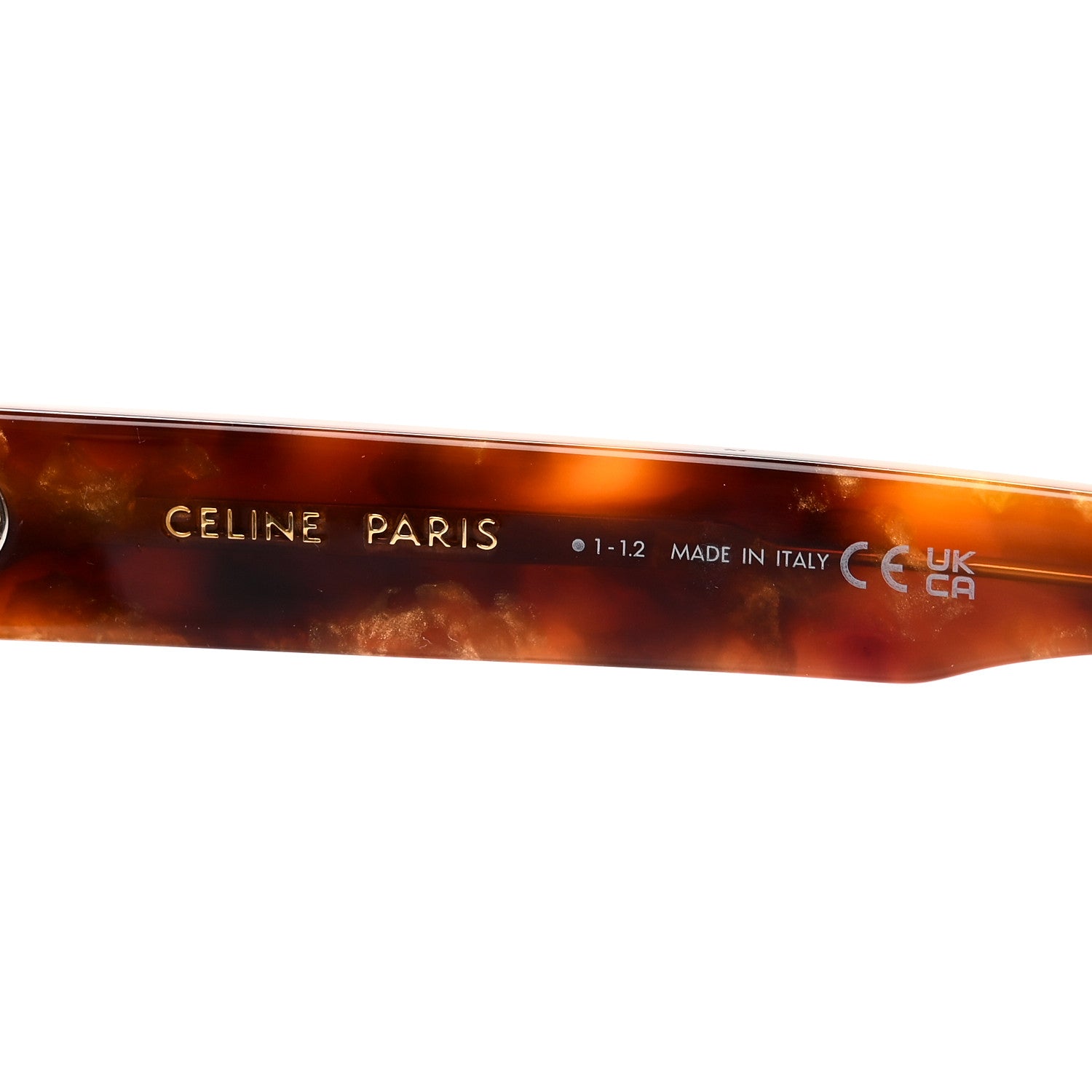 Celine Acetate Square Sunglasses CL401301 Tortoise 5 of 6