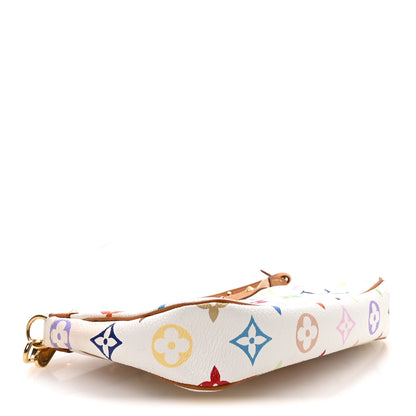 Louis Vuitton Monogram Multicolor Pochette Accessories White 4 of 10