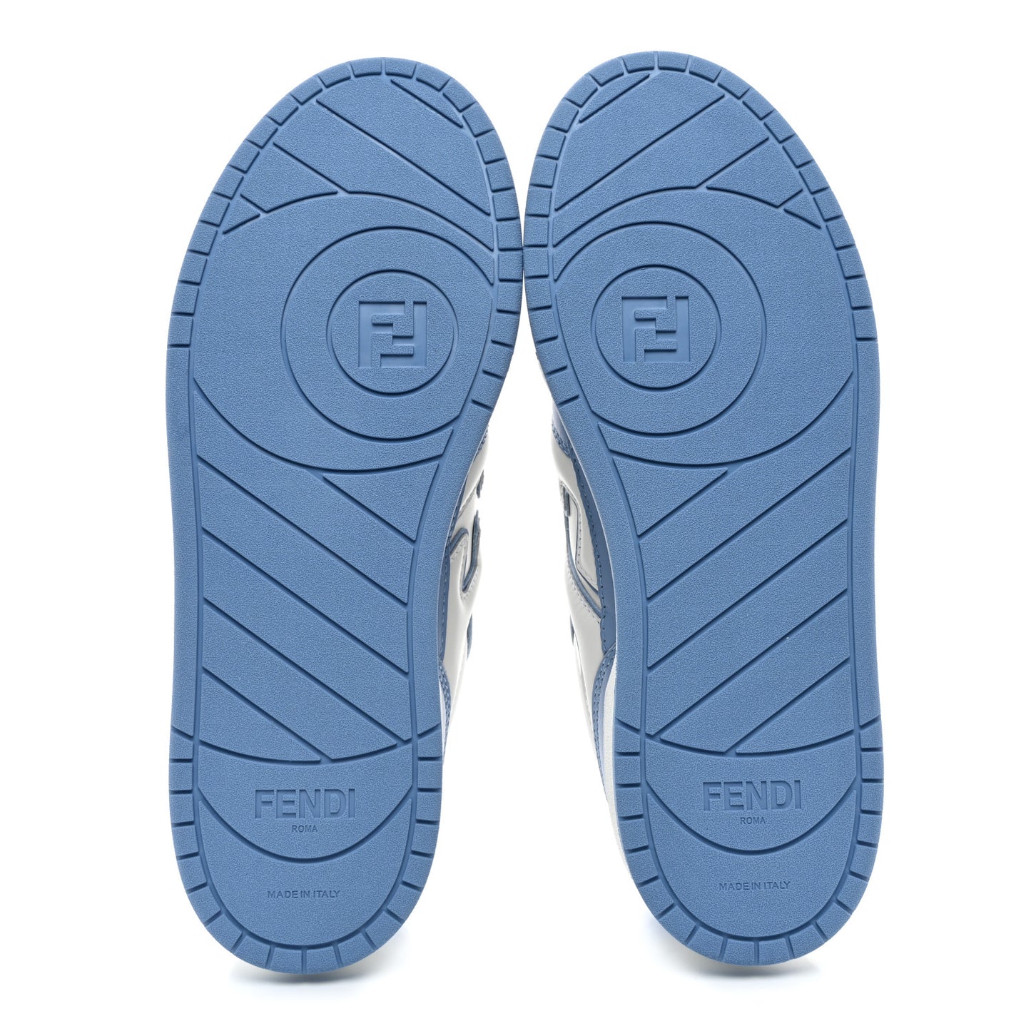 Vitello Fendi Match Low Top Sneakers 39.5 White Sky