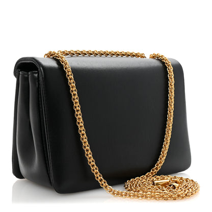 Valentino Garavani Nappa One Stud Chain Clutch Black 3 of 9