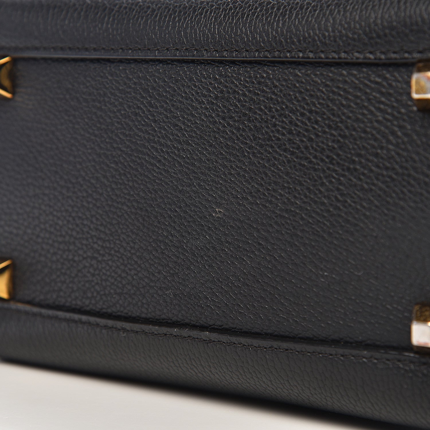 MCM Grained Calfskin Mini Milla Tote Black 9 of 11