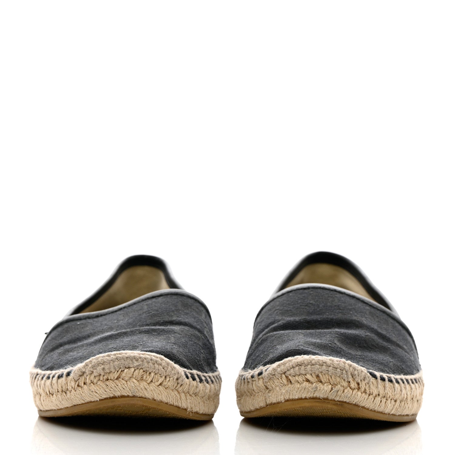 Gucci Monogram Espadrilles 37 Black 2 of 10