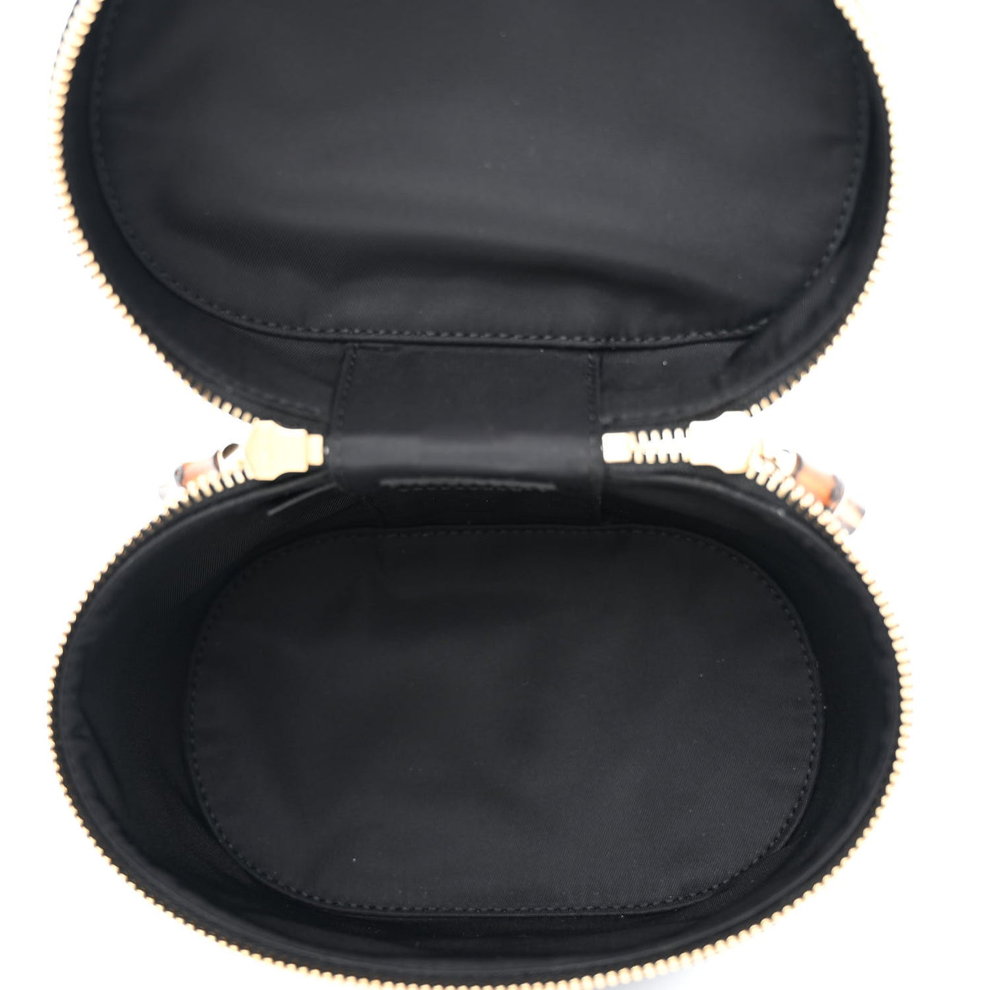 Calfskin Mini Bamboo Top Handle Shoulder Bag Black