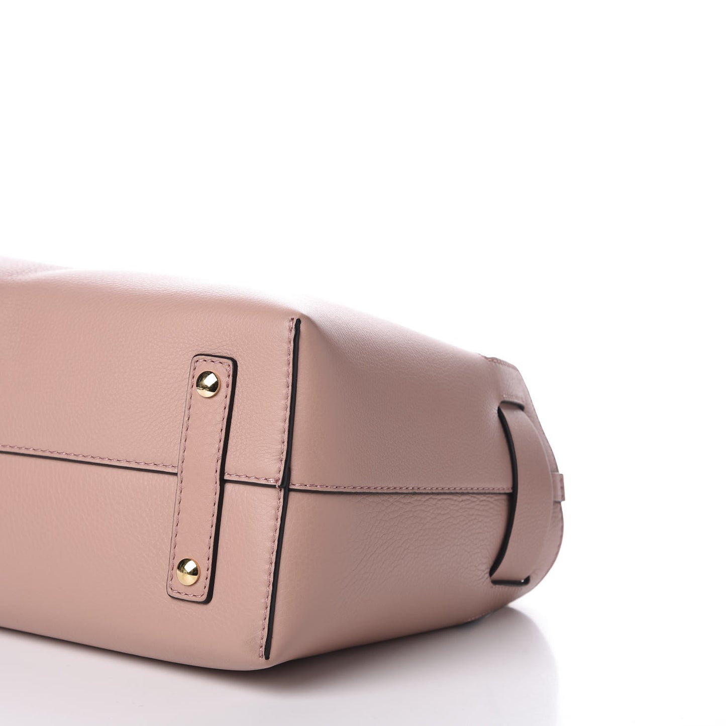 Soft Grain Calfskin Medium Belt Bag Ash Rose