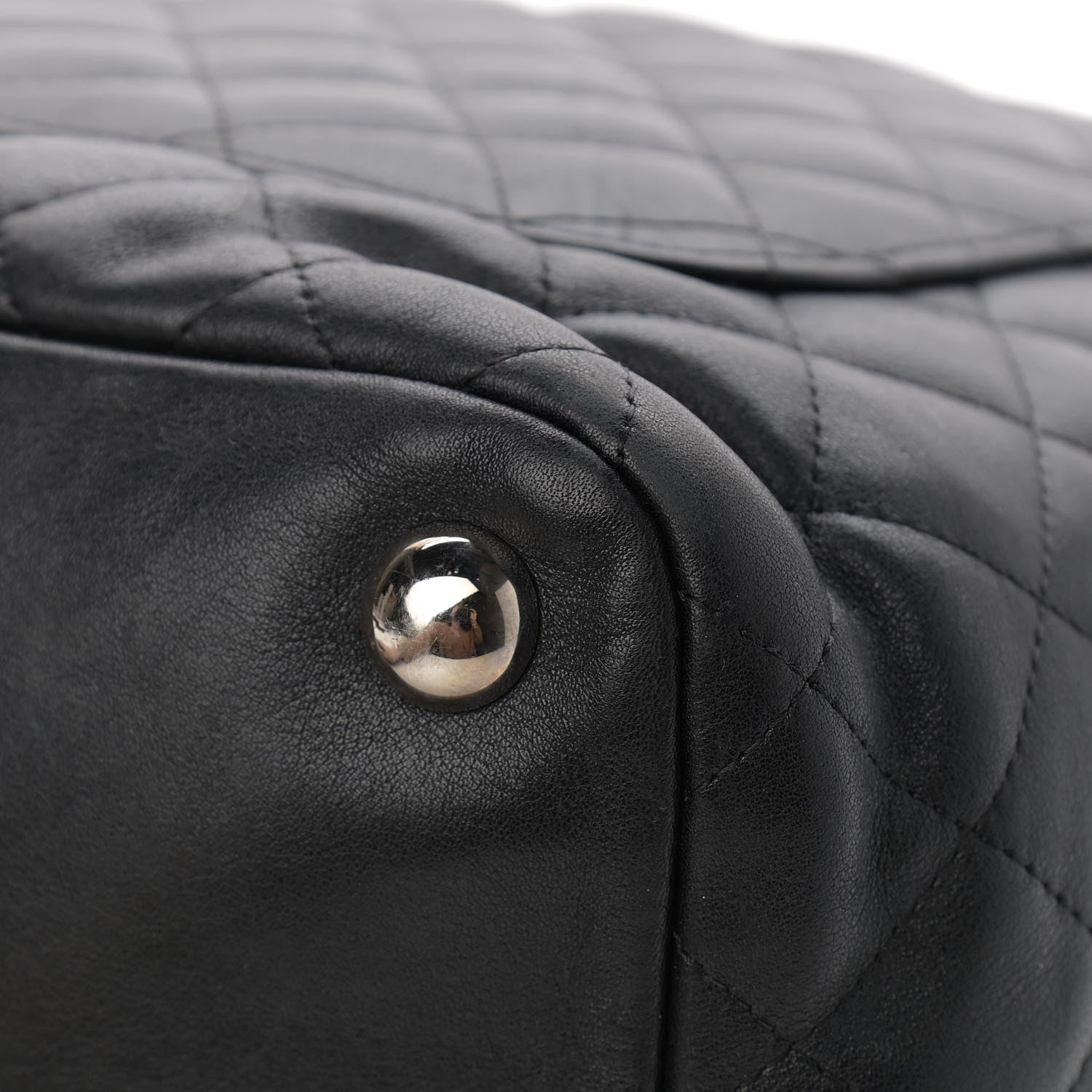 Chanel Calfskin Quilted Large Cambon Tote Black 15 of 17