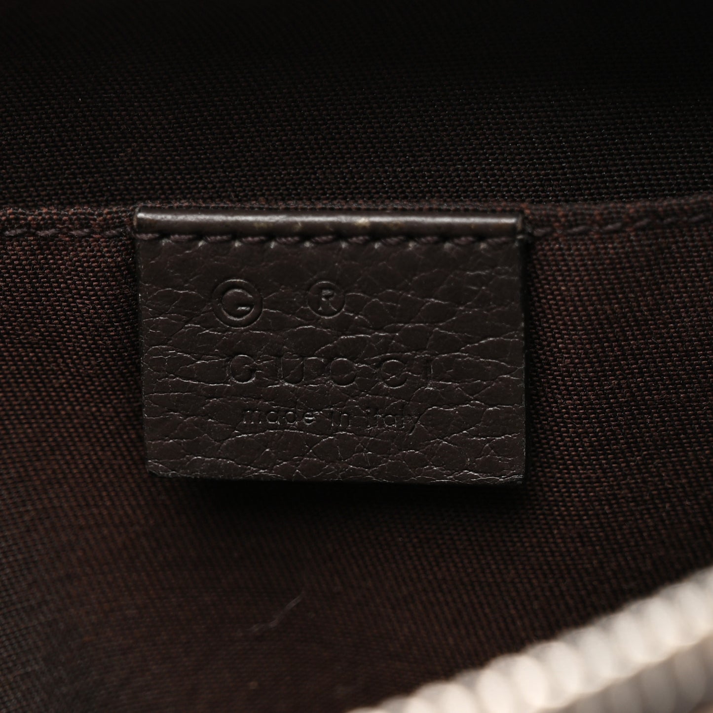 Monogram Belt Bag Dark Brown