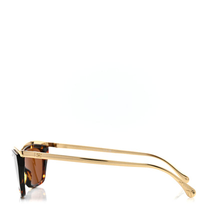 Chanel Acetate Metal Cat Eye Sunglasses 4299 Tortoise 3 of 7