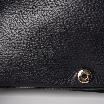 Gucci Pebbled Calfskin Web Blondie Hobo Black 7 of 10