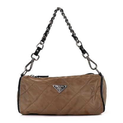 Prada Impunturato Quilted Pochette Cammello 1 of 7
