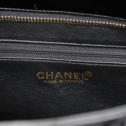 Chanel Patent Medallion Tote Black 6 of 7