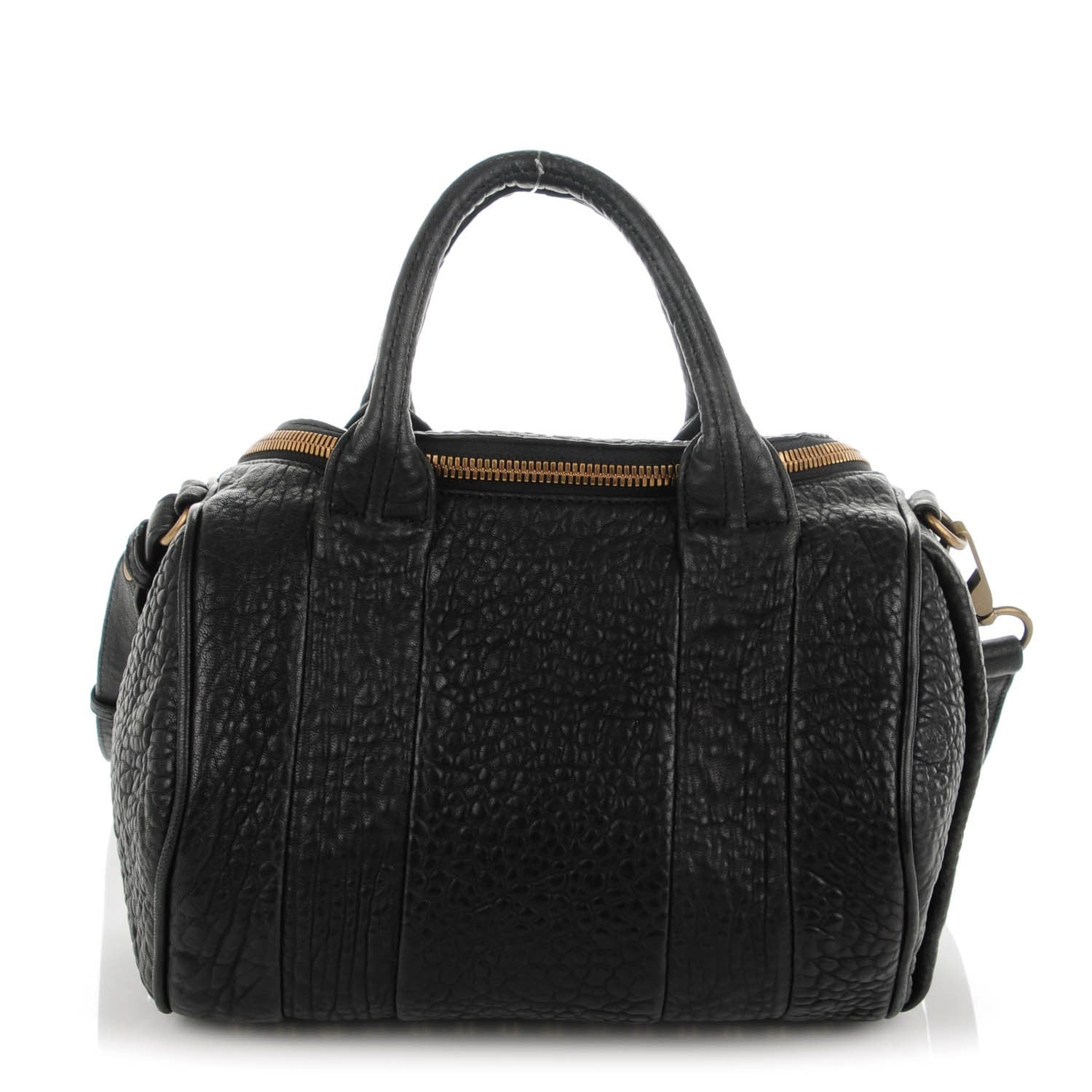 Alexander Wang Pebbled Lambskin Rockie Black Antique Brass Hardware 1 of 7