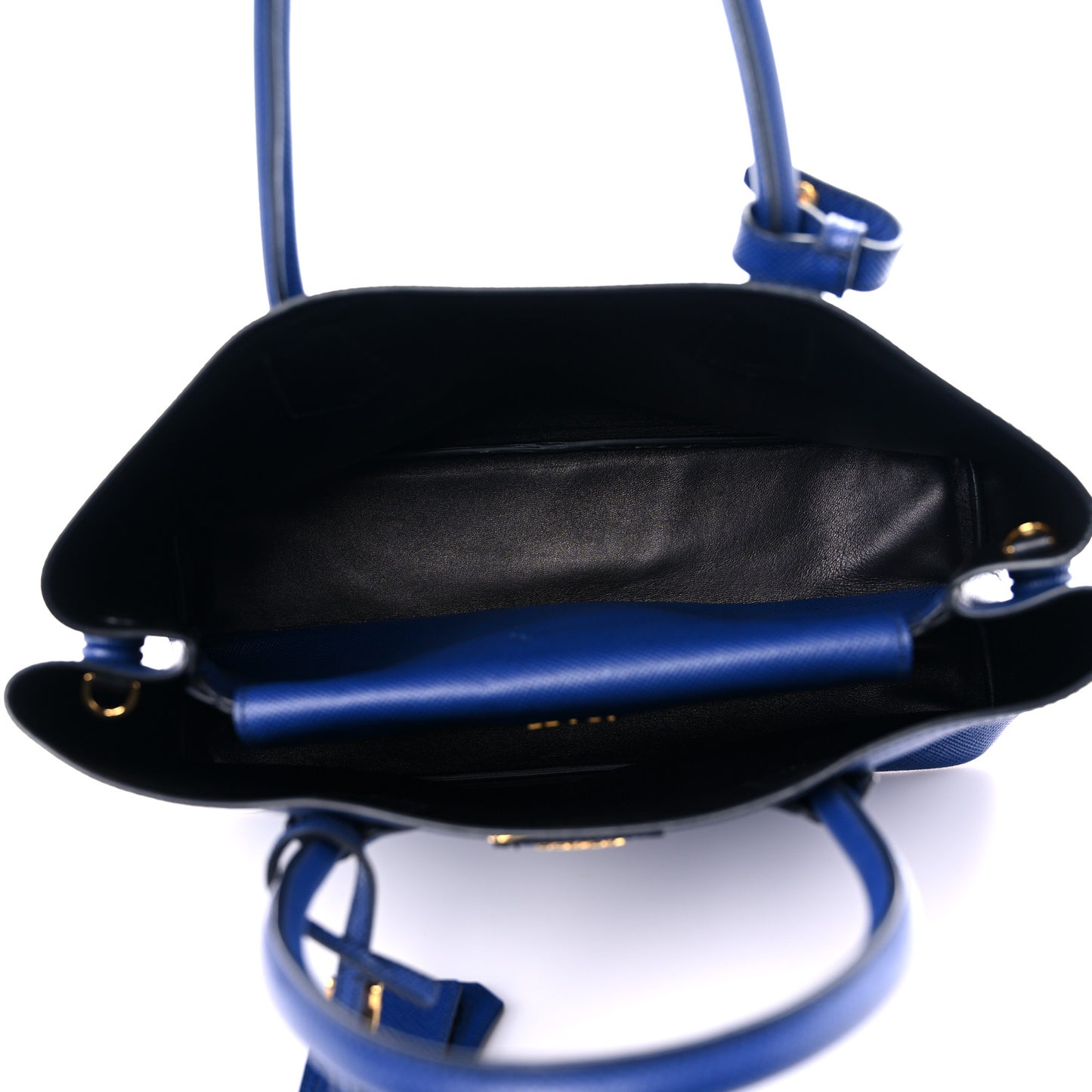 Saffiano Cuir Medium Double Bag Inchiostro