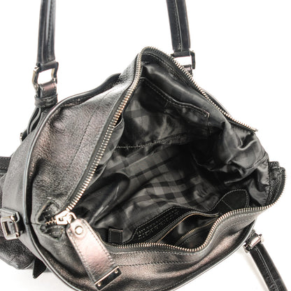 Burberry Calfskin Dallinger Satchel Black 5 of 8