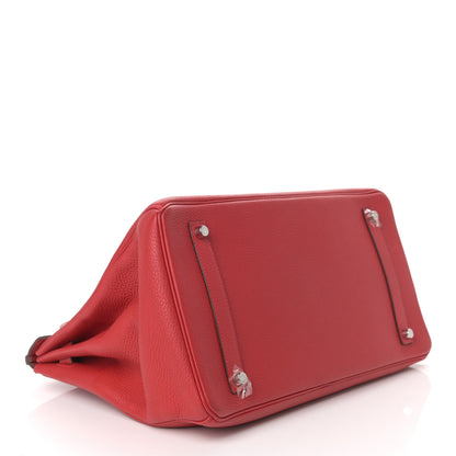 Hermes Togo Birkin 35 Rouge Casaque 3 of 12