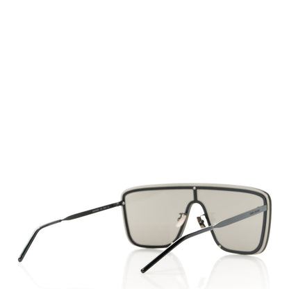 Saint Laurent Metal SL 364 Mask Sunglasses Black 4 of 8