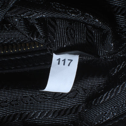 Prada Vitello Daino Shoulder Bag Nero Black 9 of 9