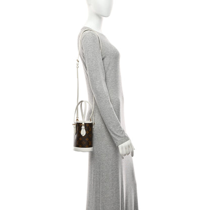 Louis Vuitton Monogram LV Match Nano Bucket Bag White 2 of 10
