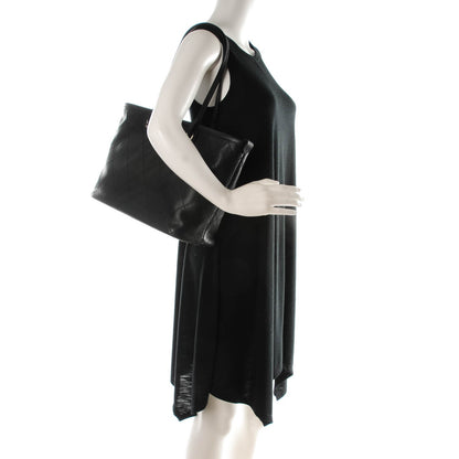 Chanel Grained Calfskin Shopping Fever Tote Black 2 of 8