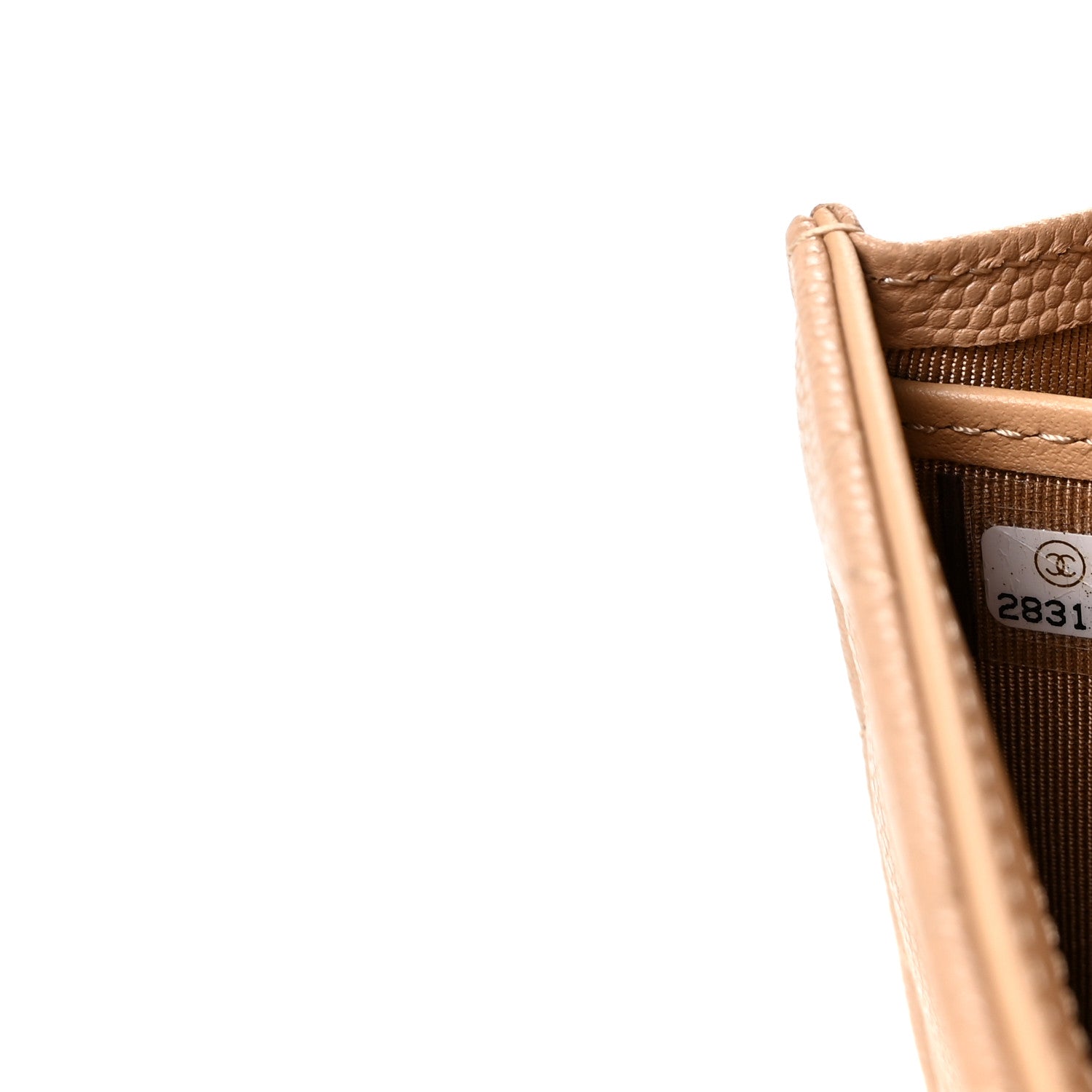 Chanel Caviar Quilted Large Gusset Flap Wallet Beige 8 of 9