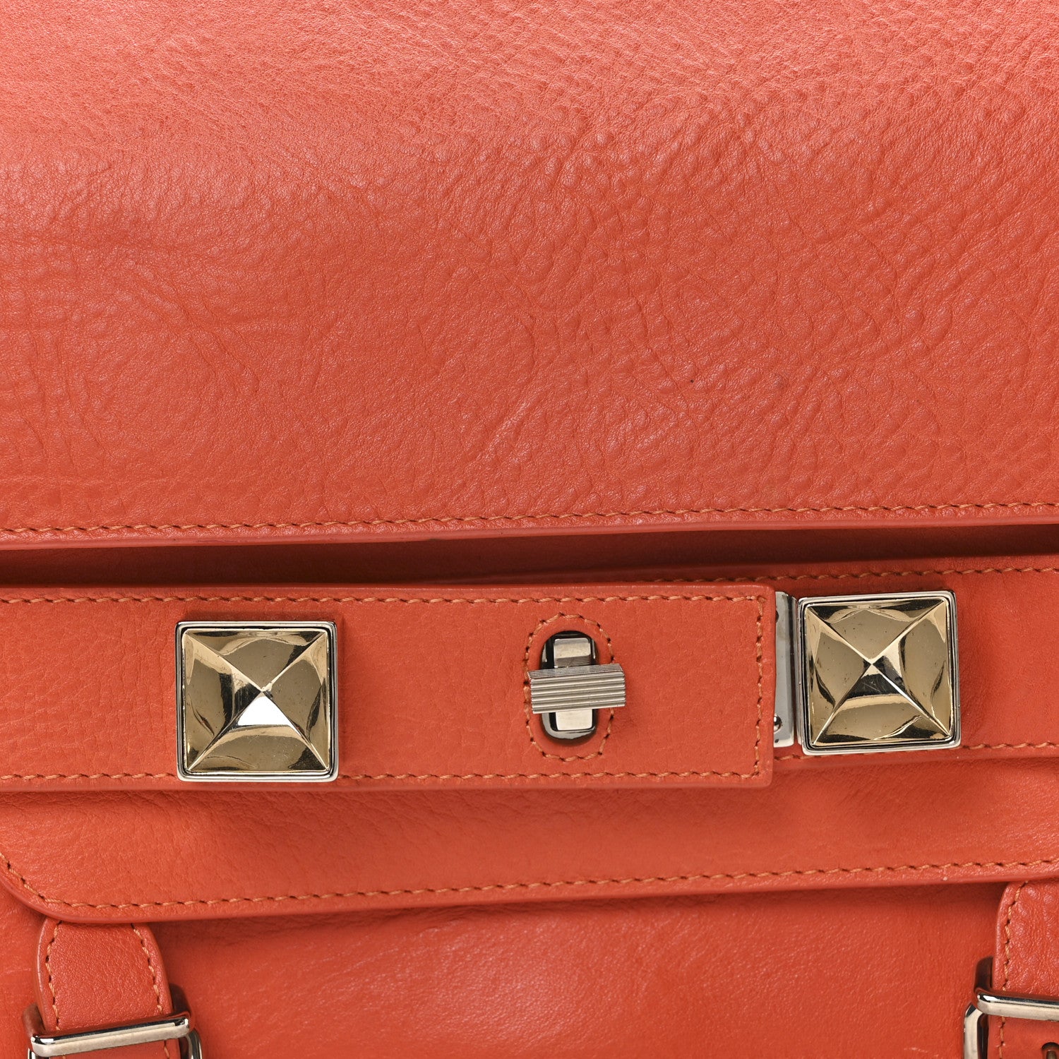 Proenza Schouler Calfskin Mini PS11 Classic Shoulder Bag Tangerine 7 of 9